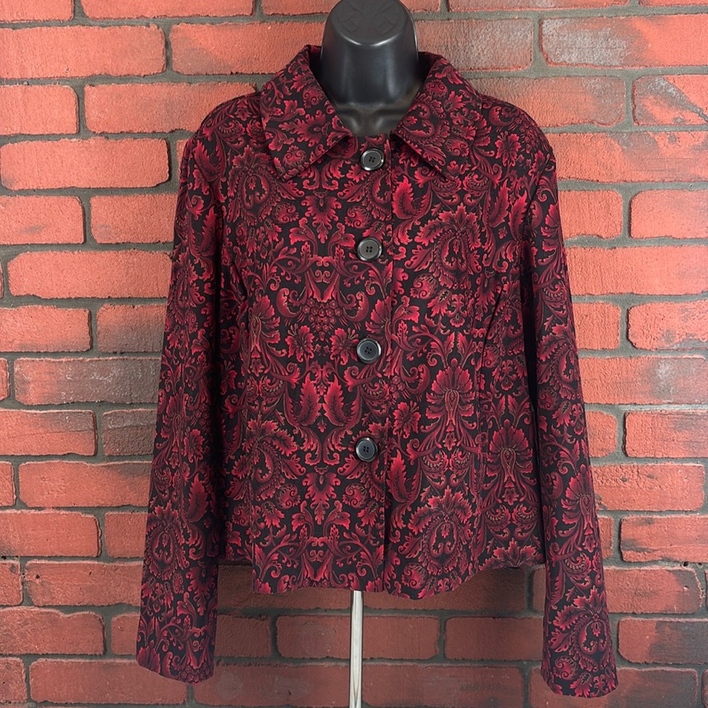 Briggs New York Shirt Womens Large‎ Floral